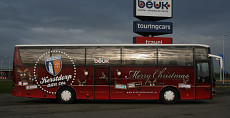 Koninklijke Beuk kerstbus van Kerstdorp aan Zee in 2010