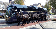 Trouwvervoer, traditionele koetsen en moderne touringcars, Koninklijke Beuk