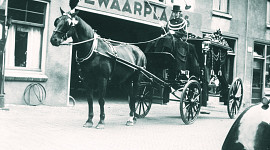 Beuk anno 1906-1915, rouw en trouwvervoer met paard en wagen
