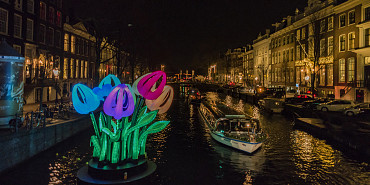 Lightfestival en Amsterdamse grachten