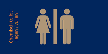 Chemisch toilet legen