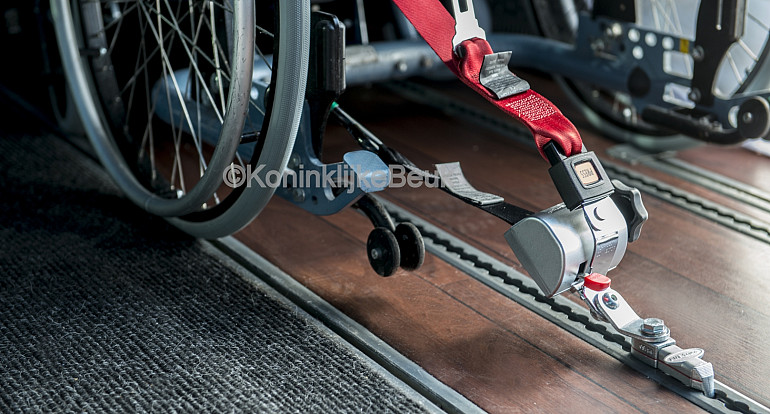 Wheelchair transport by luxury wheelchair coach Royal Beuk