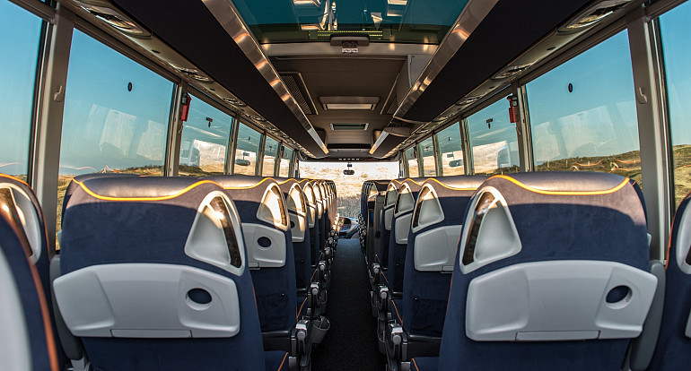 Koninklijke Beuk, Comfort Class vervoer - Stijlvolle standaard, interieur