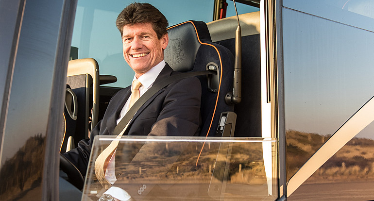 Royal Beuk, Royal Class bus trips, driver