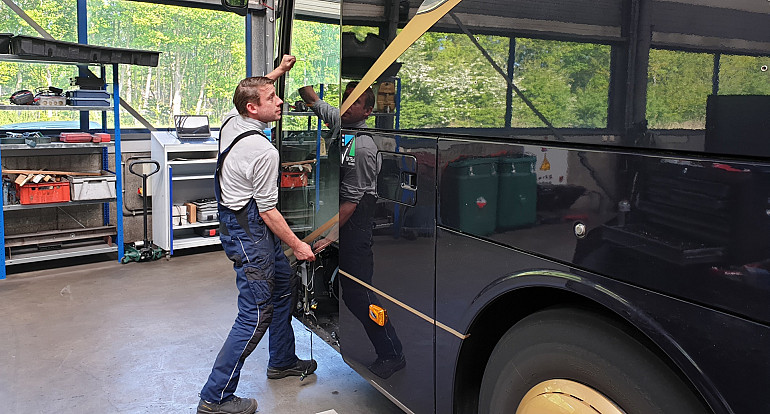 Ruiten vervangen bedrijfswagens
