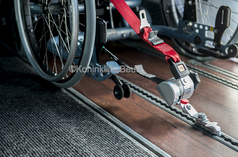 Wheelchair transport by luxury wheelchair coach Royal Beuk