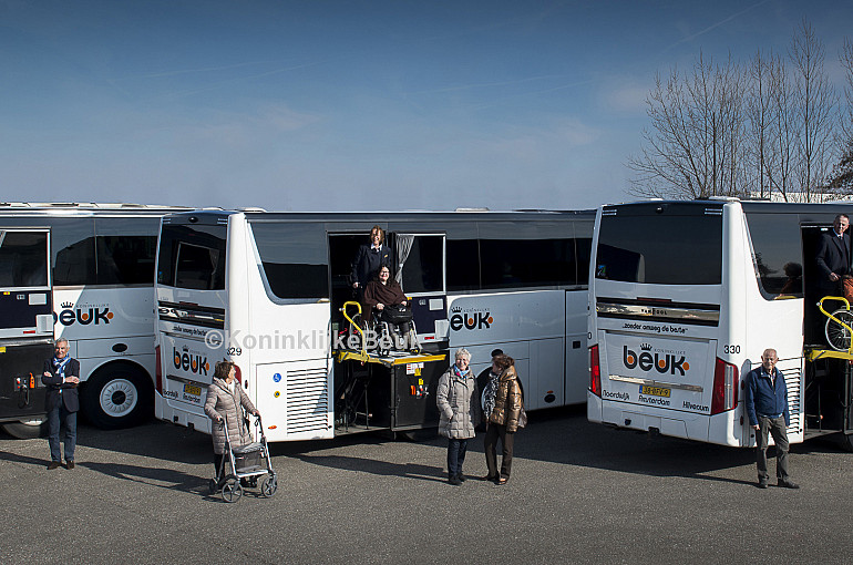 Wheelchair transport by luxury wheelchair coach Royal Beuk