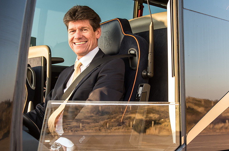 Royal Beuk, Royal Class bus trips, driver