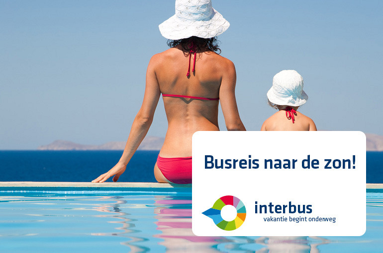 Pendelreizen, Beuk Touringcars, Interbus, vakantie begint onderweg, busreis