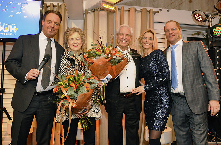 Koninklijke Beuk, 110 jaar, Eric, Gerda, Dolf, Monique en Marc Beuk
