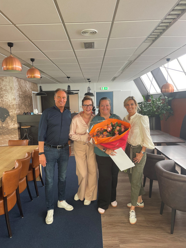 Nicoline Wilderink, 25 jaar in dienst